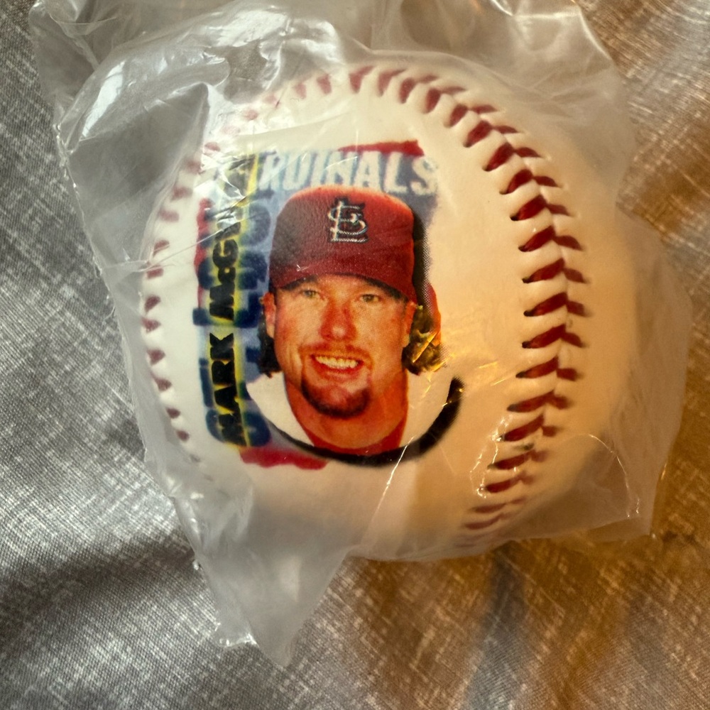 St. Louis Cardinals Baseball with Mark  McGuire Image